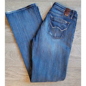 CULT OF INDIVIDUALITY MEN SIZE 31x33 BOHEMI BOOT CUT DARK WASH DENIM BLUE JEANS